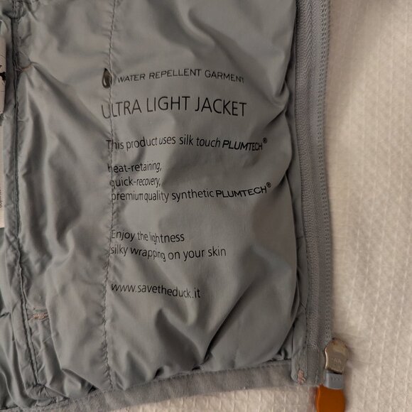 Save The Duck Girls Hooded Puffer Fill Insulated Winter Jacket in Geometric 4 - Picture 6 of 7